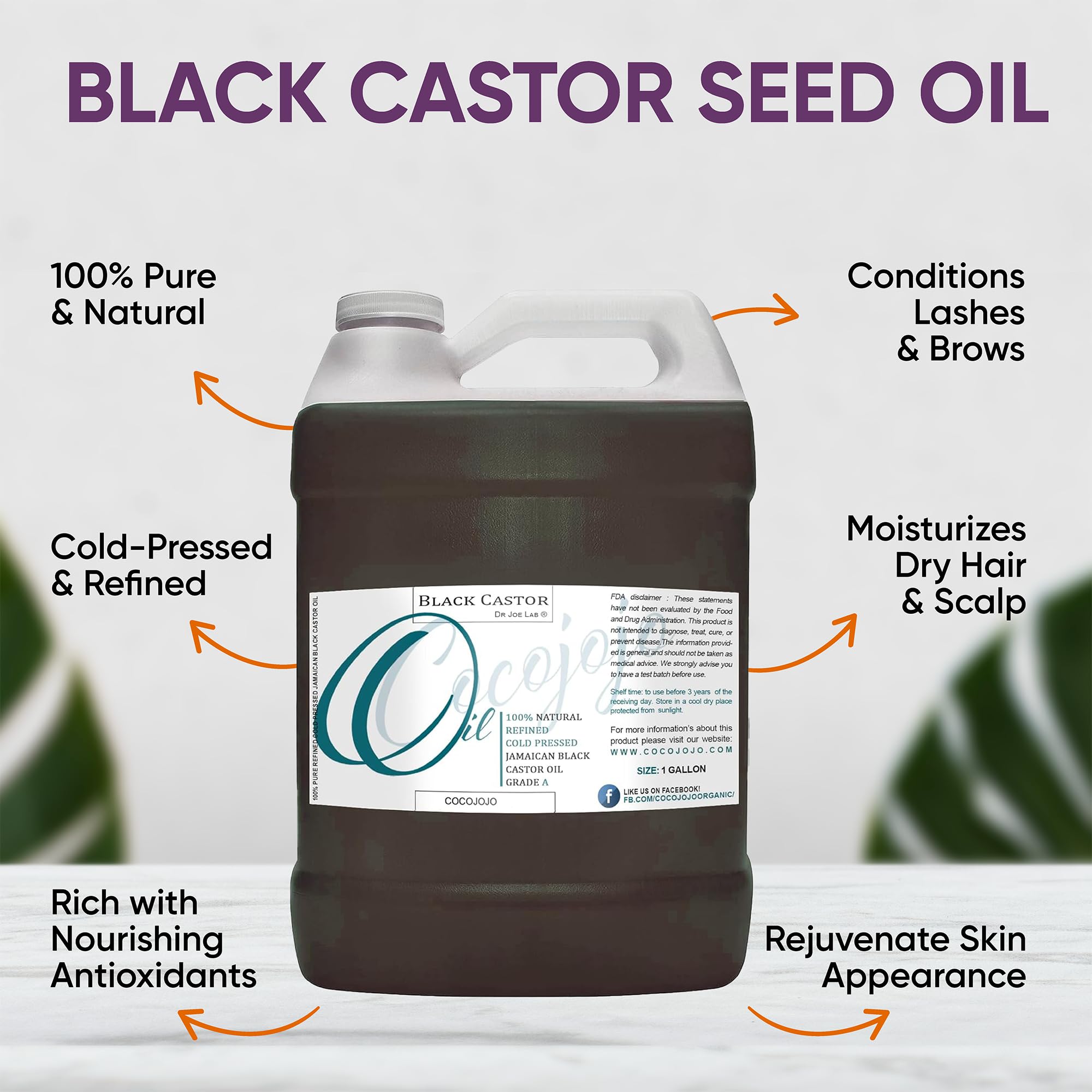 Cold Pressed Black Cumin Seed Oil (Kalonji Oil) - 100% Pure Natural Hair, Beard, Face & Lip Care - 1 Gallon for Pain Relief & Skin Hydration - Perfect for Daily Beauty Routine & Massage Therapy