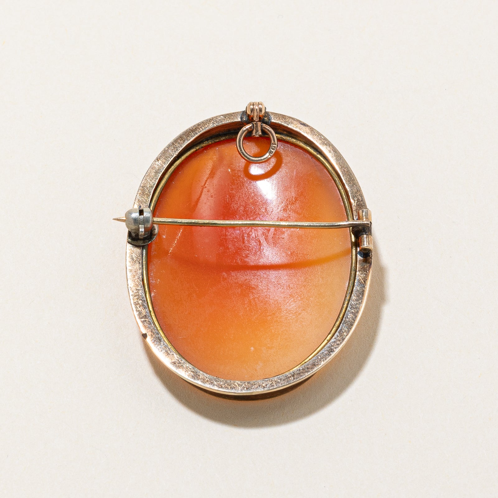 16.00ct Genuine Sea Shell Cameo Convertible Brooch & Pendant Necklace - Vintage Inspired Jewelry for Weddings, Anniversaries & Special Occasions