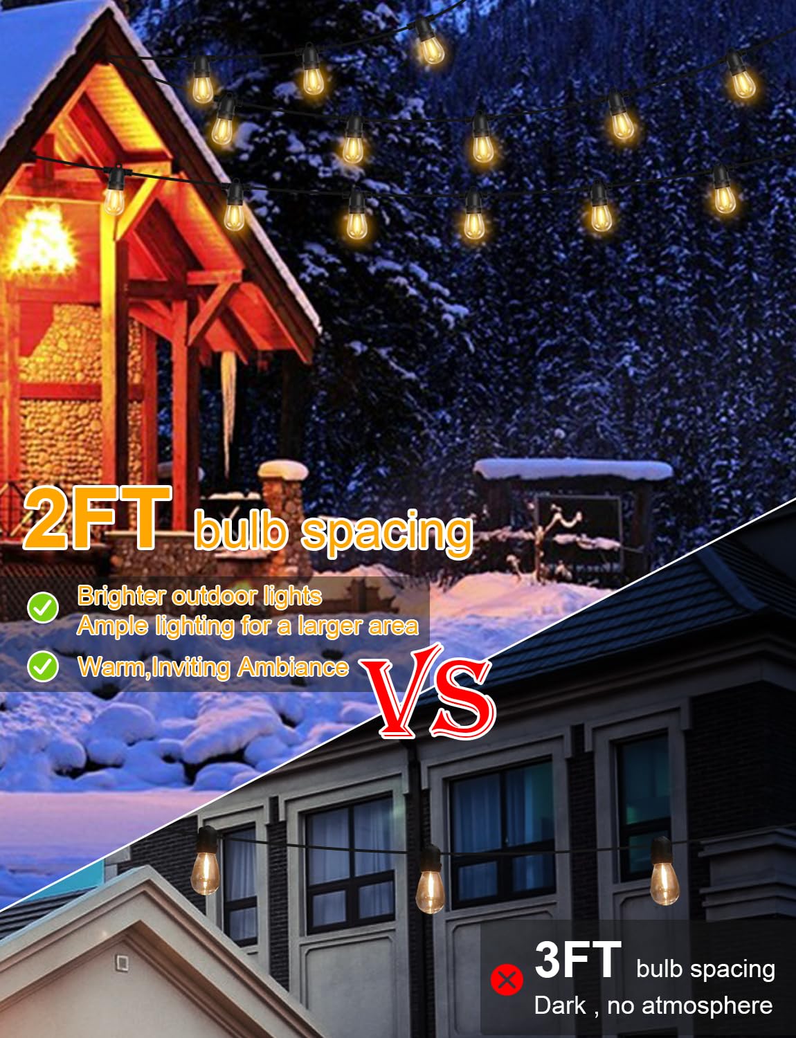 50FT Solar String Lights Outdoor Waterproof - 15+1 S14 LED Bulbs with Remote Control, Timer & 8 Dimmable Modes - USB Powered Solar Lights for Patio, Yard, Balcony, Camping - Perfect for Backyard Parties, Weddings & Outdoor Decor