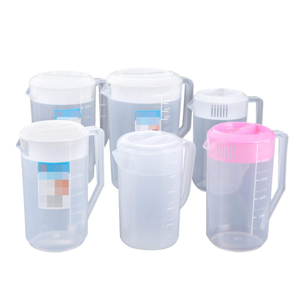 Cabilock 2500ml Large Water Pitcher with Lid - BPA Free Cold Beverage Carafe for Iced Tea, Coffee, Juice & Hot Drinks - Perfect for Refrigerator, Parties, Restaurants & Home Use