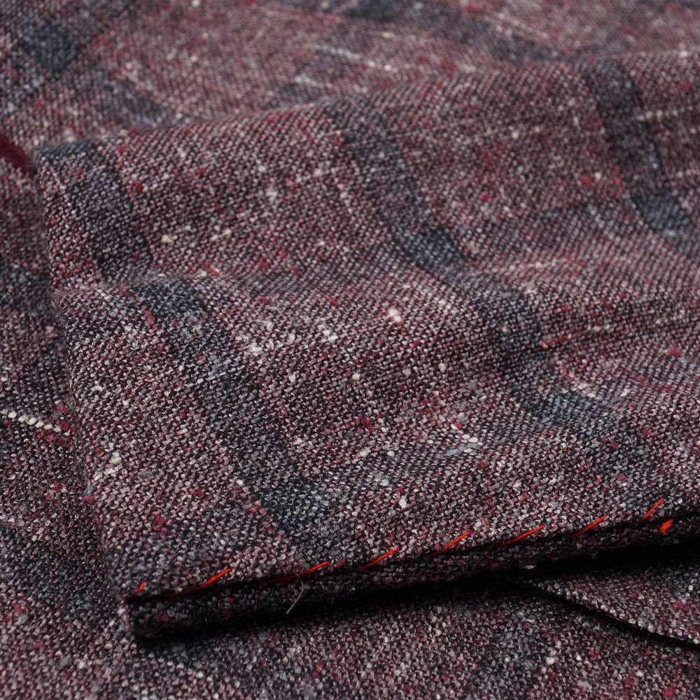 Premium Isaia Melange Silk Wool Cashmere Sport Coat for Men - Luxury Italian Tailored Blazer for Business, Weddings & Formal Occasions