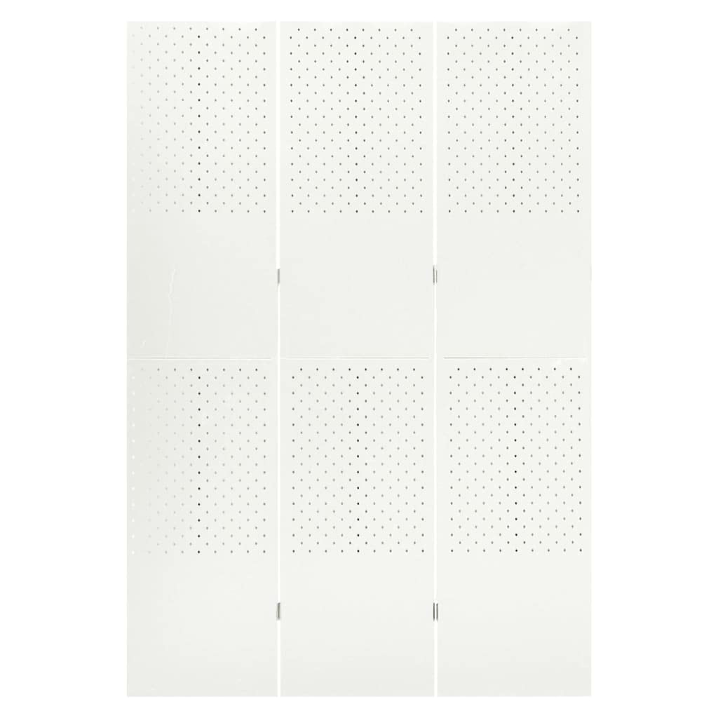 3-Panel Steel Room Divider - 47.2