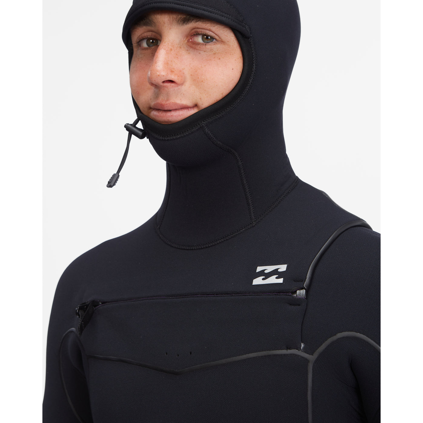 5/4mm Men's Billabong Furnace Hooded Wetsuit - Premium Neoprene Surfing & Diving Suit for Cold Water Adventures