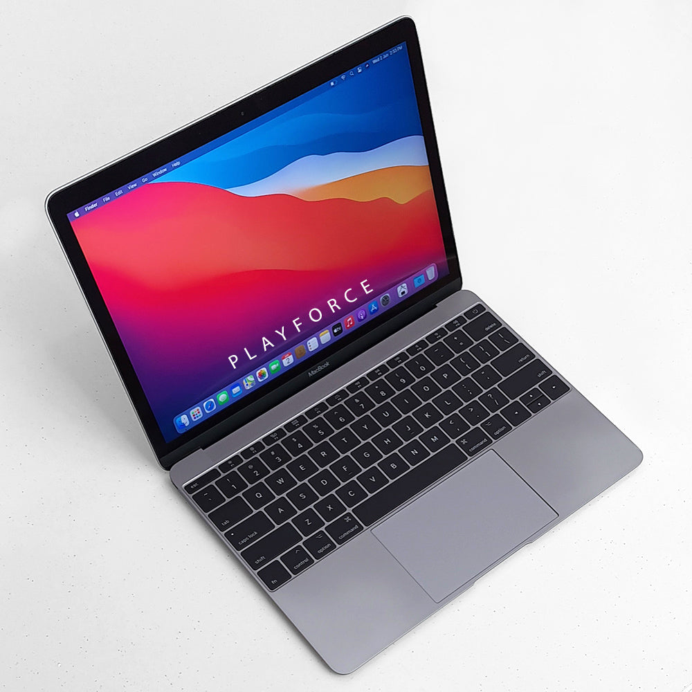 Apple MacBook 12-inch 2016 Model - 512GB SSD Storage, Space Gray Laptop for Work, Study & Travel | Ultra-Portable Notebook for Professionals & Students