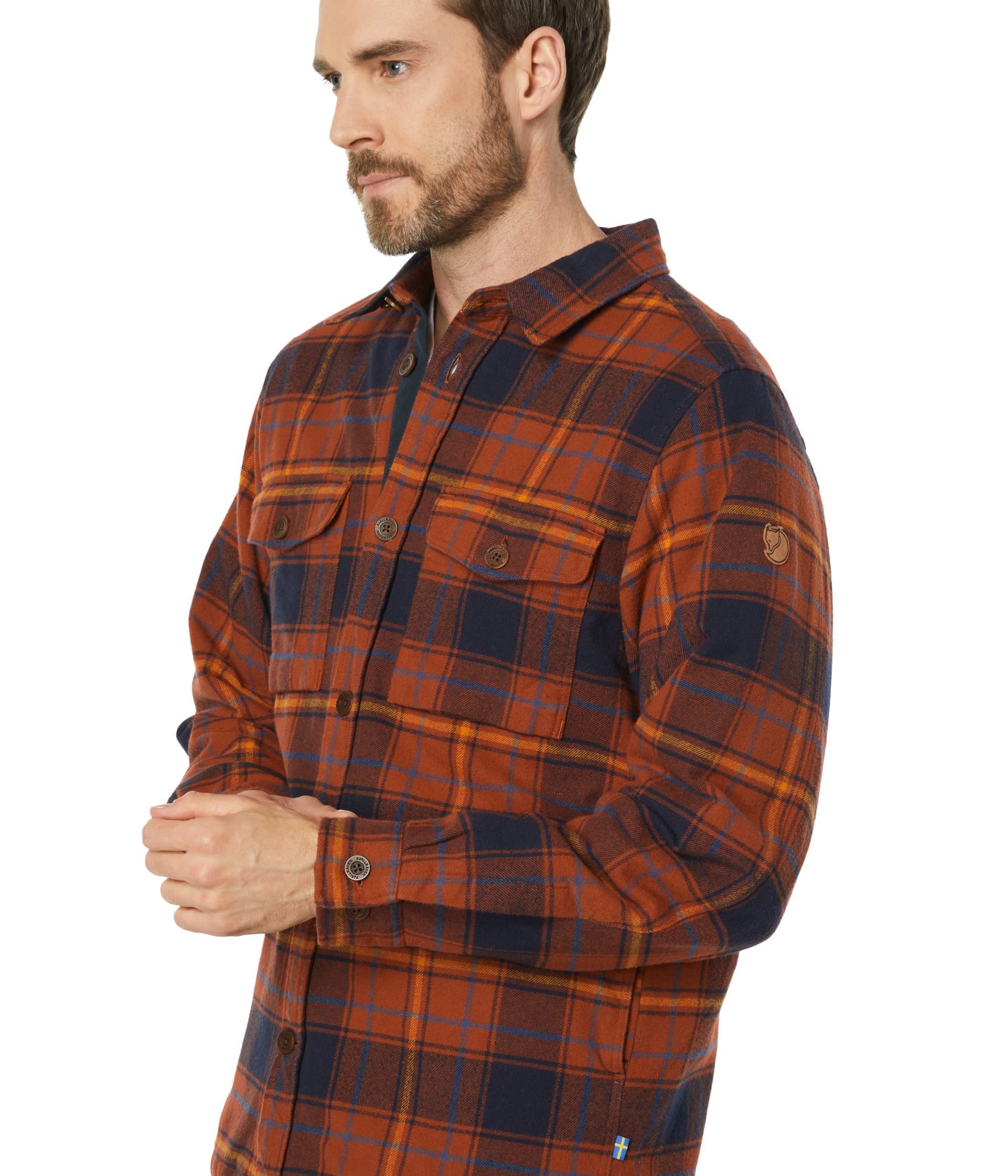 Fjällräven Men's Övik Lite Padded Shirt - Medium Size - Lightweight Outdoor Shirt for Hiking, Camping & Travel