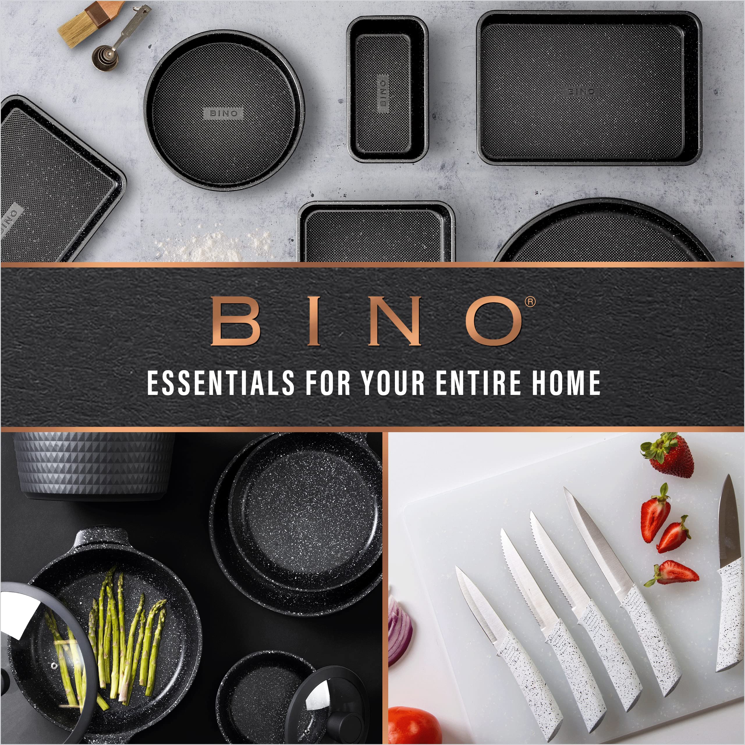 BINO Palm Soap Dispenser Brush - Round Dish Scrubber with Refillable Design | Nylon Cleaning Brush for Kitchen, Sink & Household Dishwashing | Perfect for Pots, Pans, Plates & Utensils Cleaning
