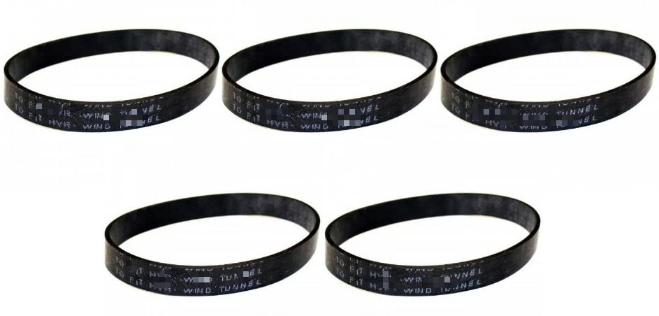 5 Vacuum Belts for Hoover 38528-033 & WindTunnel 562932001 AH20080 - Compatible Replacement Parts for Hoover Upright Vacuums - Perfect for Home Cleaning, Pet Hair Removal, and Car Detailing