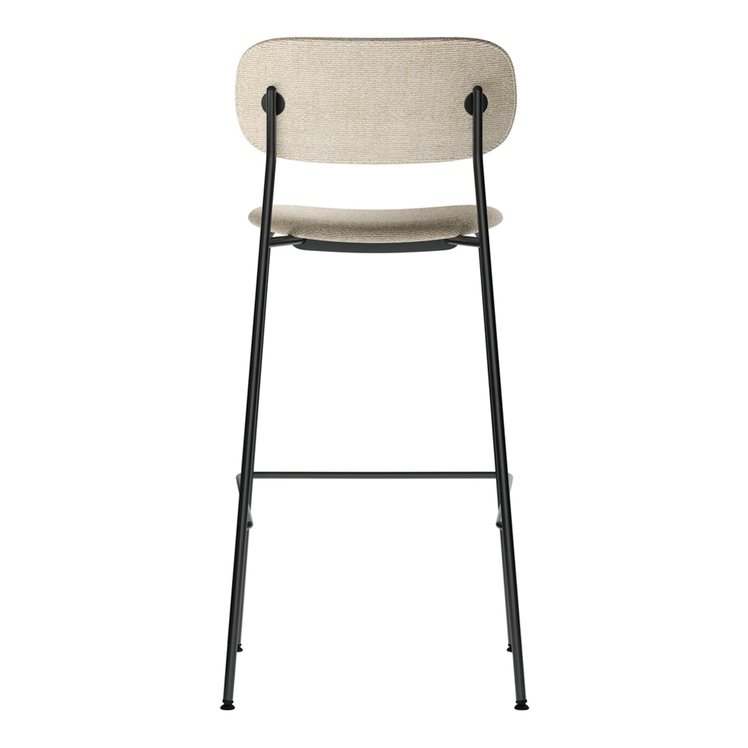 Co Bar Chair - Fully Upholstered Bar Stool for Kitchen Island, Home Bar & Counter Height Dining - Comfortable Modern Seating for Restaurants & Cafes