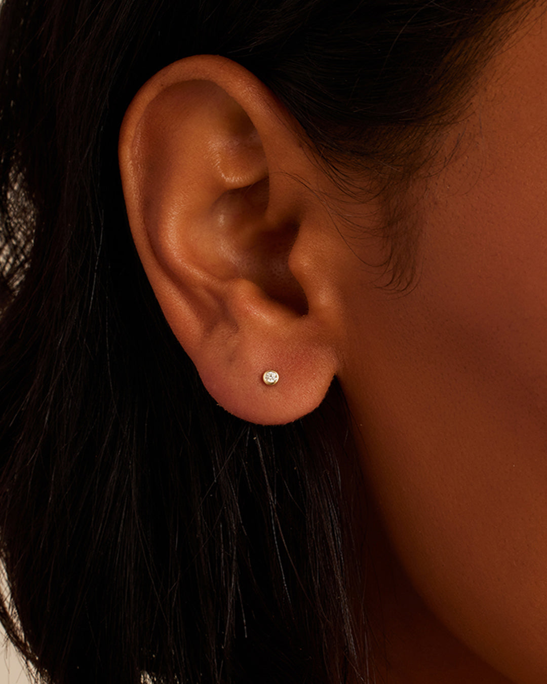 Classic Diamond Stud Earrings for Women - 14K Gold or Sterling Silver - Perfect for Everyday Wear, Gifts & Special Occasions