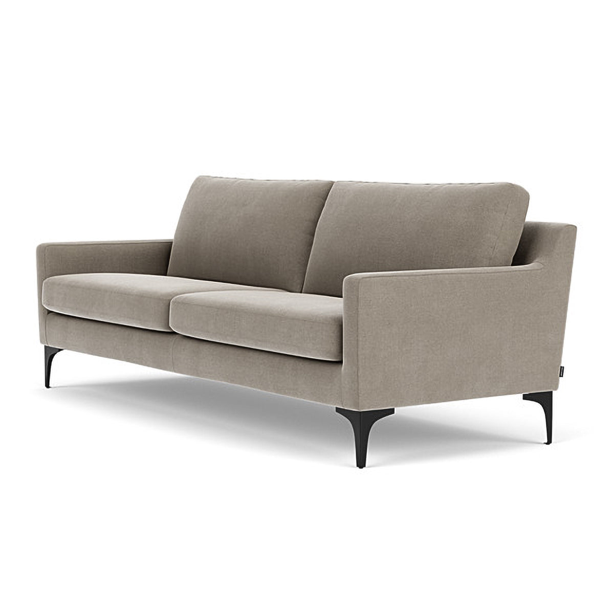 Astha Fabric 3-Seater Sofa - Modern Living Room Furniture for Small Spaces | Comfortable Couch for Apartments, Dorm Rooms & Cozy Homes