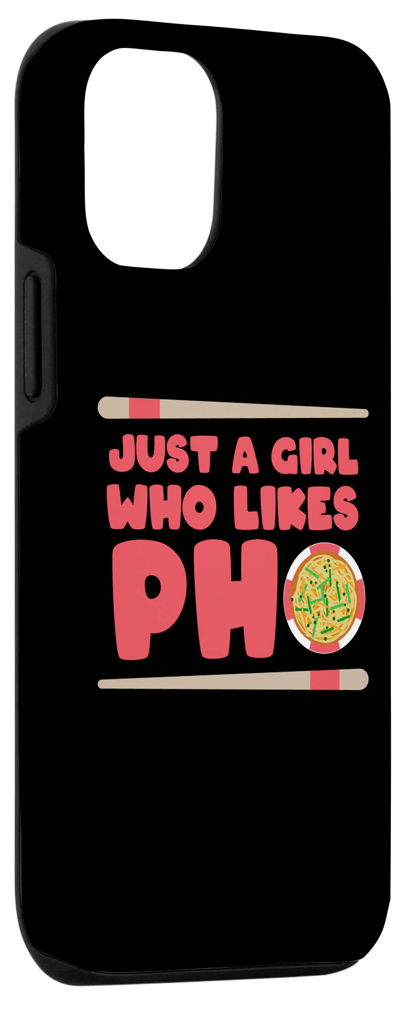 iPhone 12/12 Pro Protective Phone Case - Cute Vietnamese Pho Noodles Design - Perfect Gift for Food Lovers & Asian Cuisine Fans - Ideal for Daily Use, Travel & Work