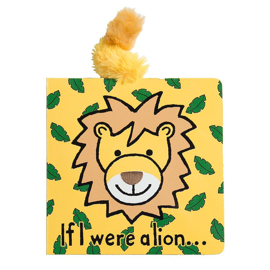 Jelly Cat If I Were A Lion Book - Soft Plush Interactive Storybook for Kids | Perfect for Bedtime Reading, Early Learning & Imaginative Play