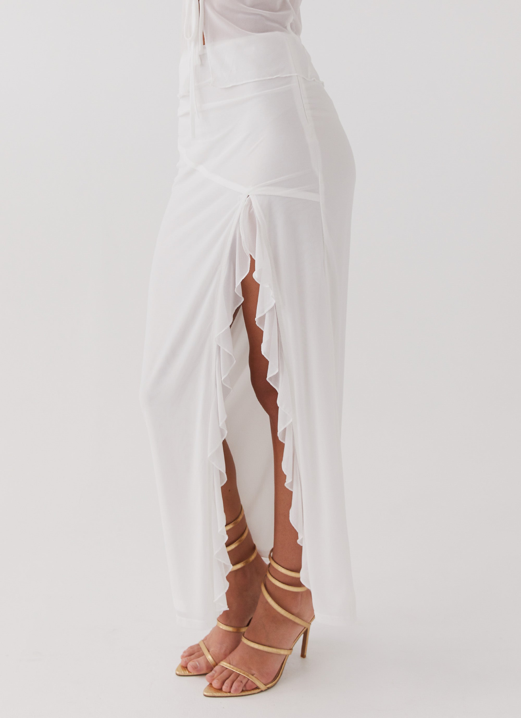 Bittersweet Mesh Maxi Skirt - Elegant Flowy Long Skirt for Women | Perfect for Summer, Beach, Party & Boho Outfits