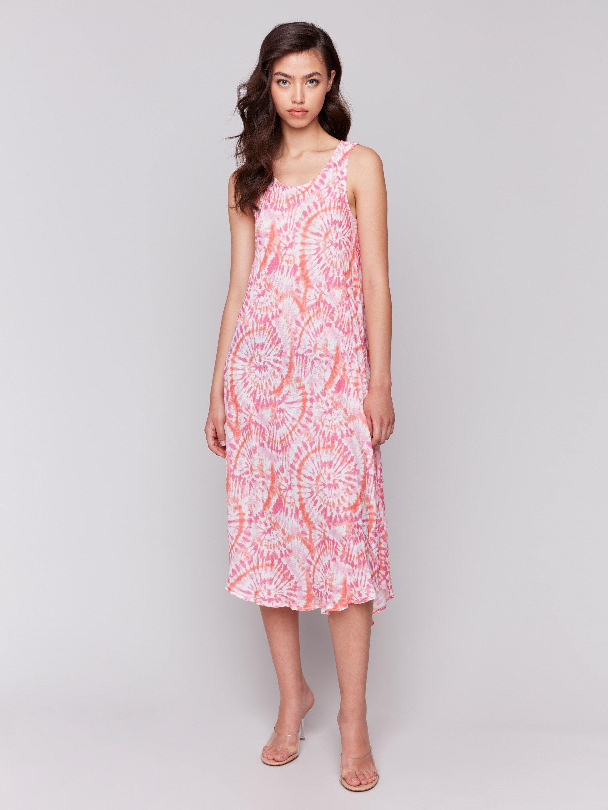 Floral Print Sleeveless Rayon Dress for Women - Lightweight Summer Casual Sundress - Perfect for Beach, Vacation, and Outdoor Parties