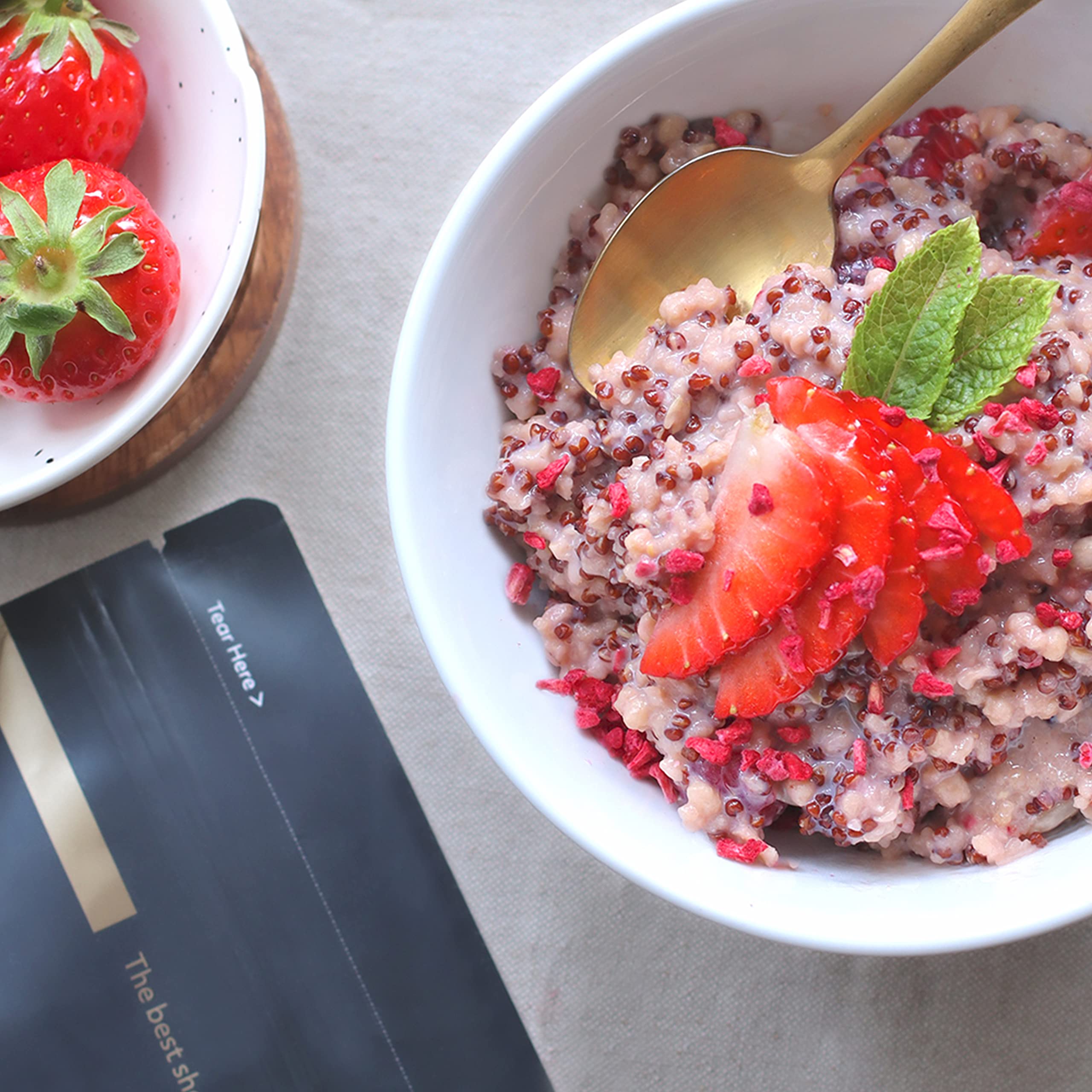 THE PROTEIN WORKS Superfood Breakfast Bowl - High Protein Vegan Gluten-Free Meal for Weight Loss & Energy Boost - Perfect for Busy Mornings, Post-Workout Recovery & Healthy On-The-Go Breakfast