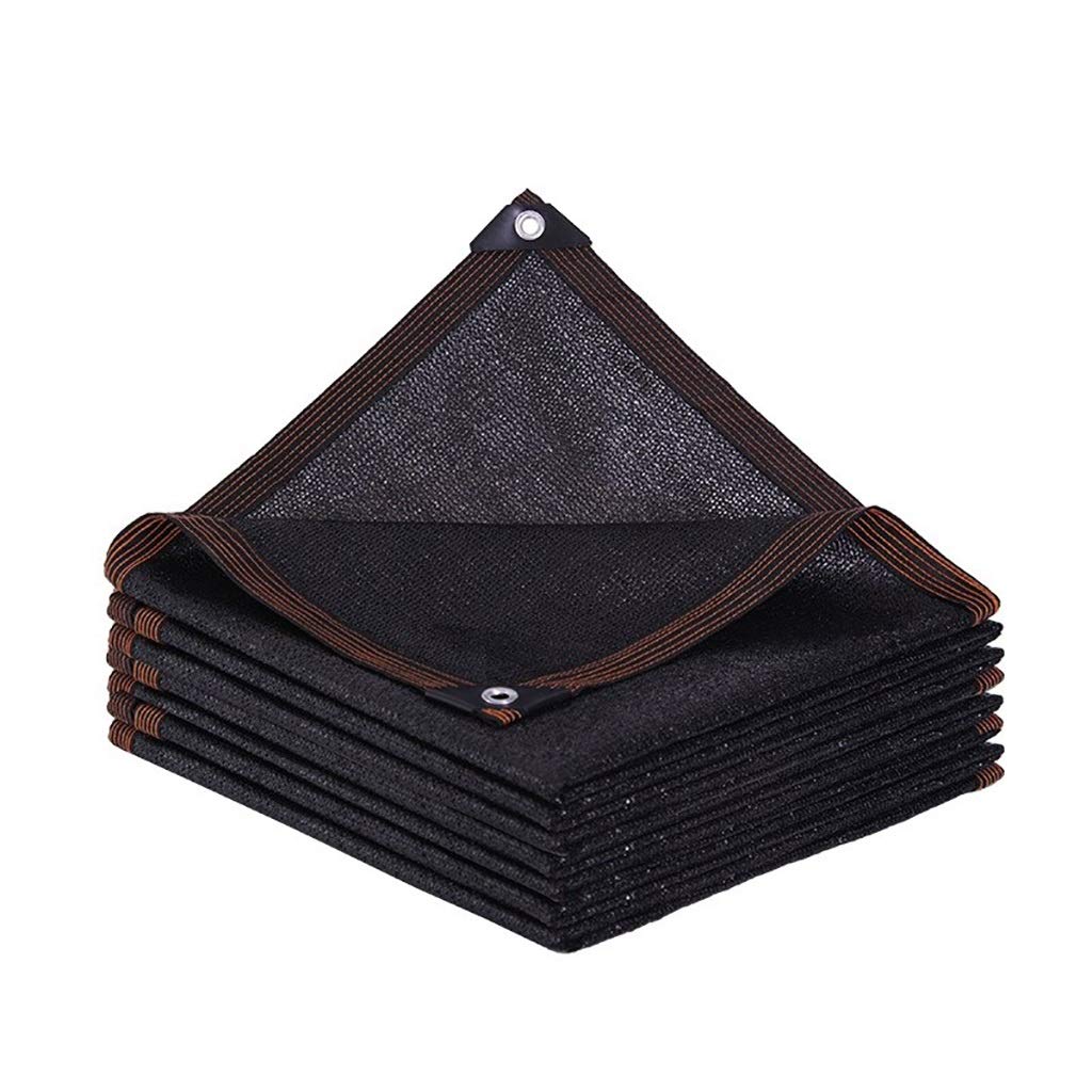 QDTD 40%-90% UV Resistant Black Sun Shade Net - Garden Plant Greenhouse Shade Cloth with Sunblock Mesh (10m x 10m) for Outdoor Plants, Flowers & Vegetables Protection