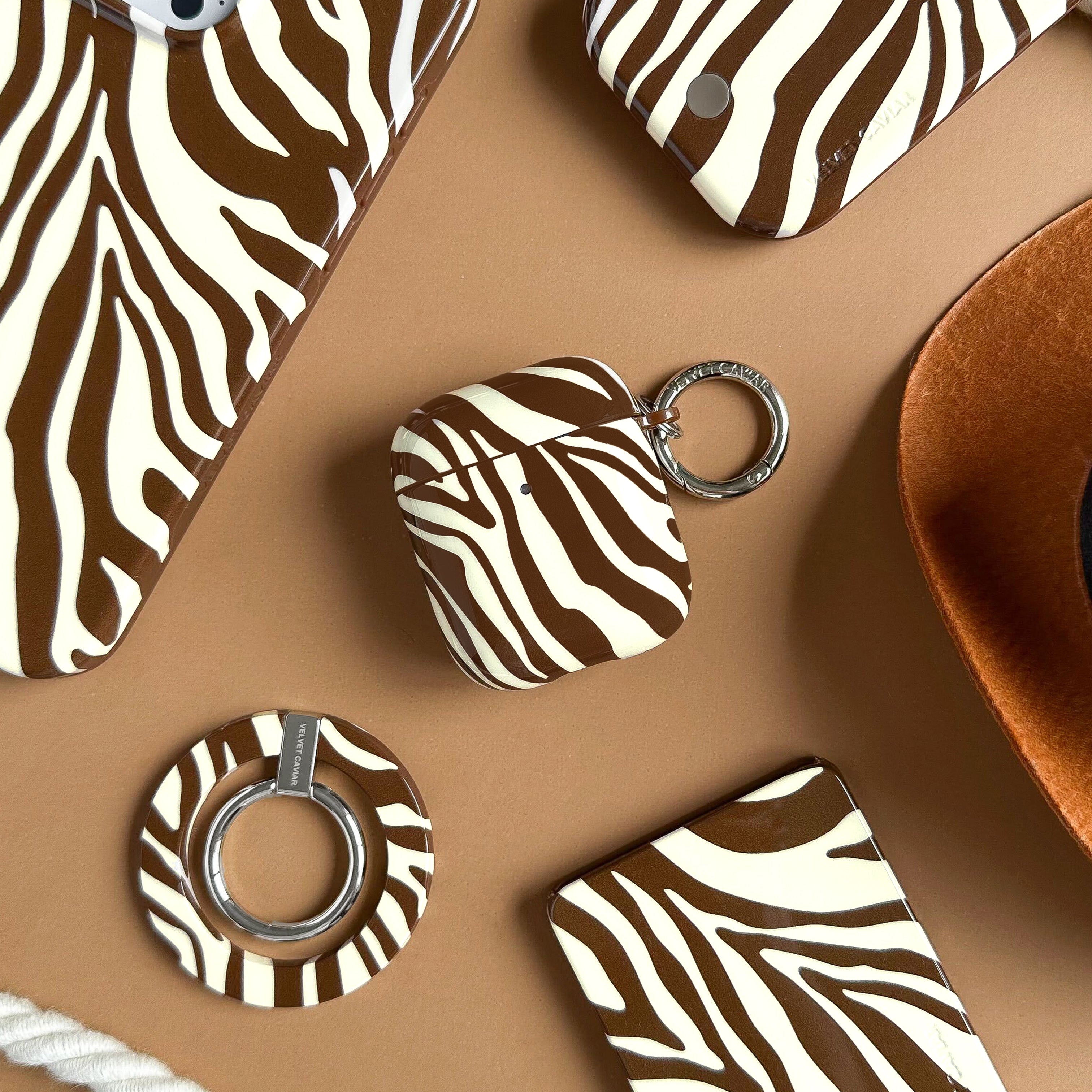 Premium Coco Zebra Pattern AirPods Case - Stylish Protective Cover for AirPods 1/2/3 & Pro - Perfect for Travel, Work & Everyday Use