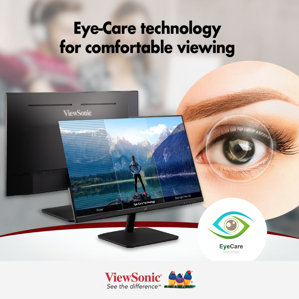 ViewSonic VA2732-H 27 Inch Full HD 1080p IPS Monitor with HDMI Port - Perfect for Home Office, Gaming & Multimedia Entertainment
