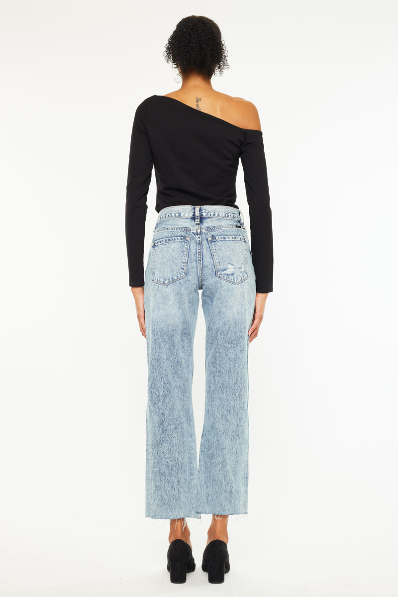 Chesney High Rise Straight Leg Jeans for Women - Stretchy Denim Pants, Comfortable & Flattering Fit - Perfect for Casual Wear, Office & Date Night