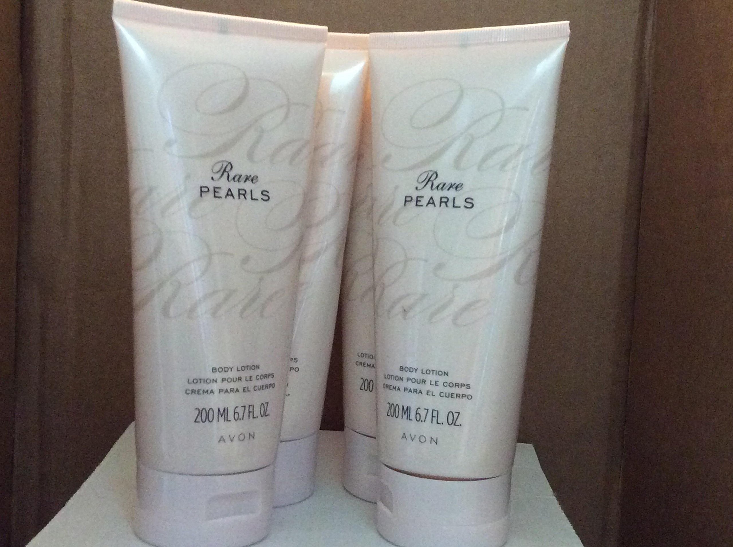 Rare Pearls Body Lotion - 4 Pack Set | Ultra Moisturizing & Nourishing Cream for Dry Skin | Perfect for Daily Hydration & Spa Nights