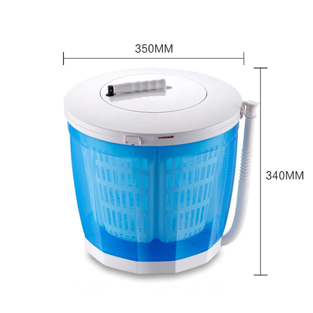 Portable Mini Turbine Washing Machine & Ultrasonic Cleaner 2-in-1 - Hand Operated Spin Dryer for Camping, Travel, Outdoor - Compact Laundry Solution for RV, Hiking, Backpacking & Emergency Use