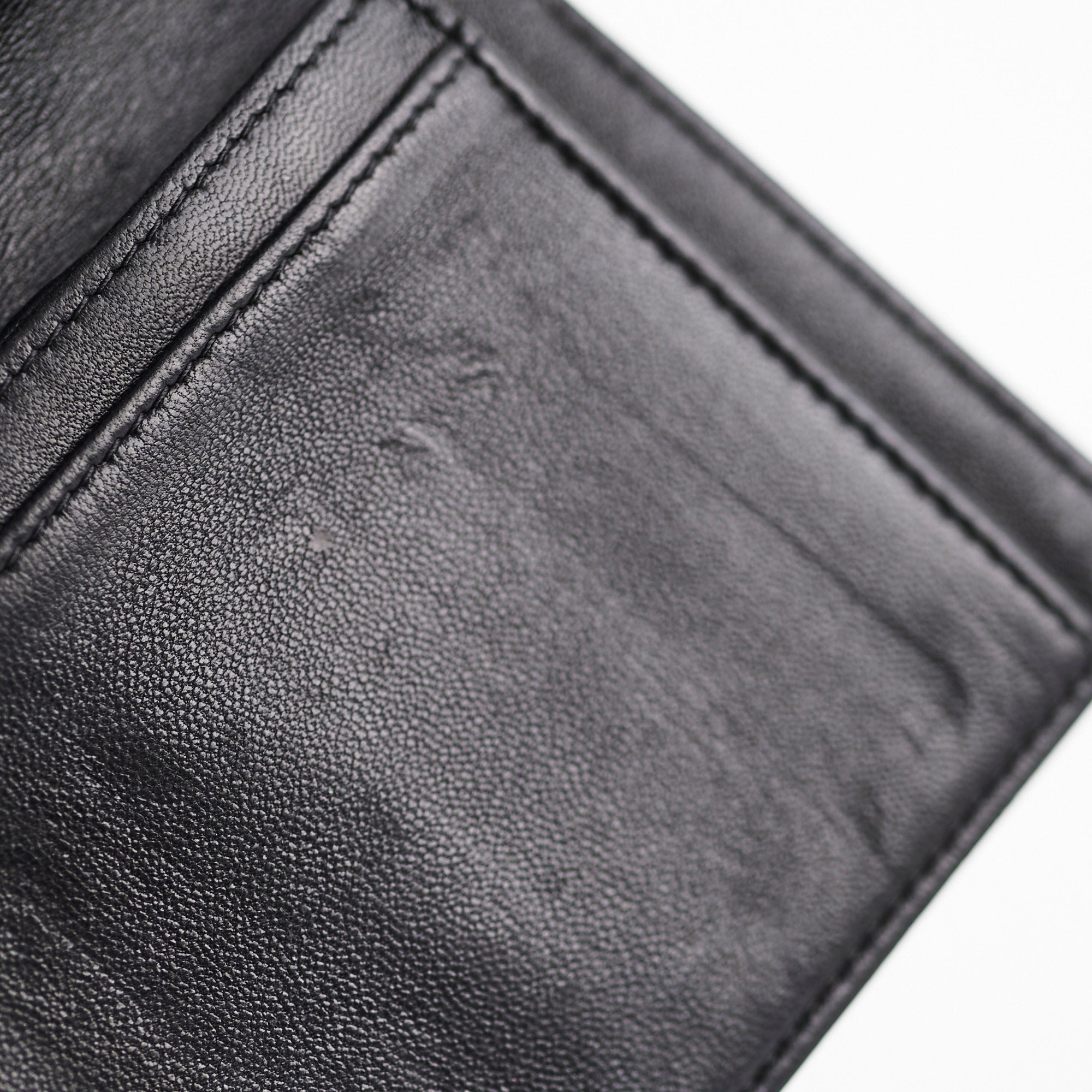 Chanel Boy Black Lambskin Wallet - Luxury Designer Womens Handbag for Everyday Use & Special Occasions