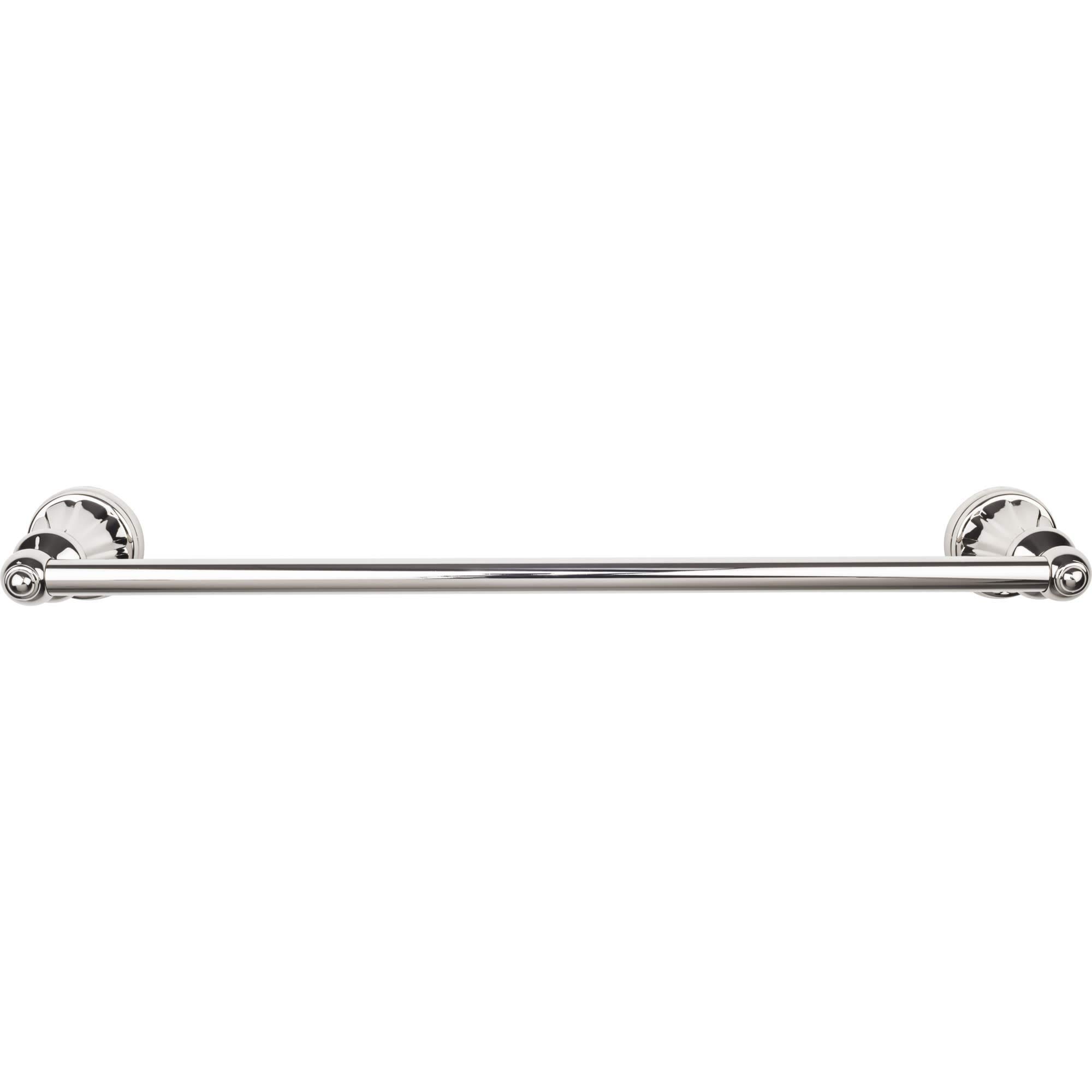 Top Knobs HUD8PN Modern Stainless Steel Towel Bar - 18 Inch Bathroom Towel Rack for Home & Hotel Use - Perfect for Bathrooms, Kitchens, and Spas