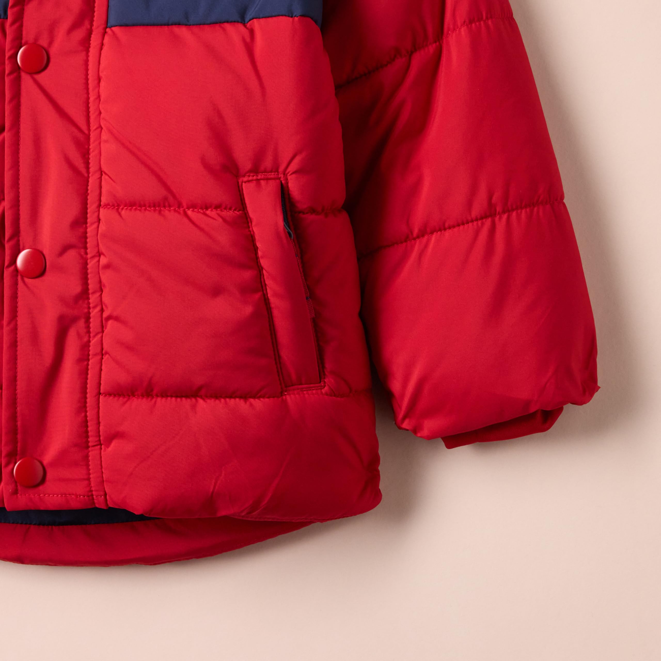 Amazon Essentials Boys' Heavyweight Hooded Puffer Jacket - Warm Winter Coat for Babies & Toddlers | Outdoor Play, School, Snow Day Activities