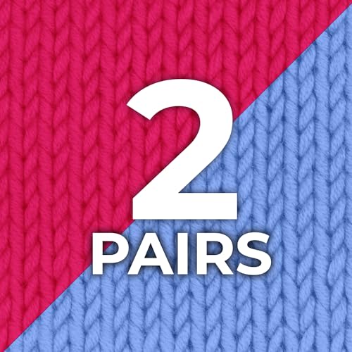 Pink / Blue - 2 Pairs