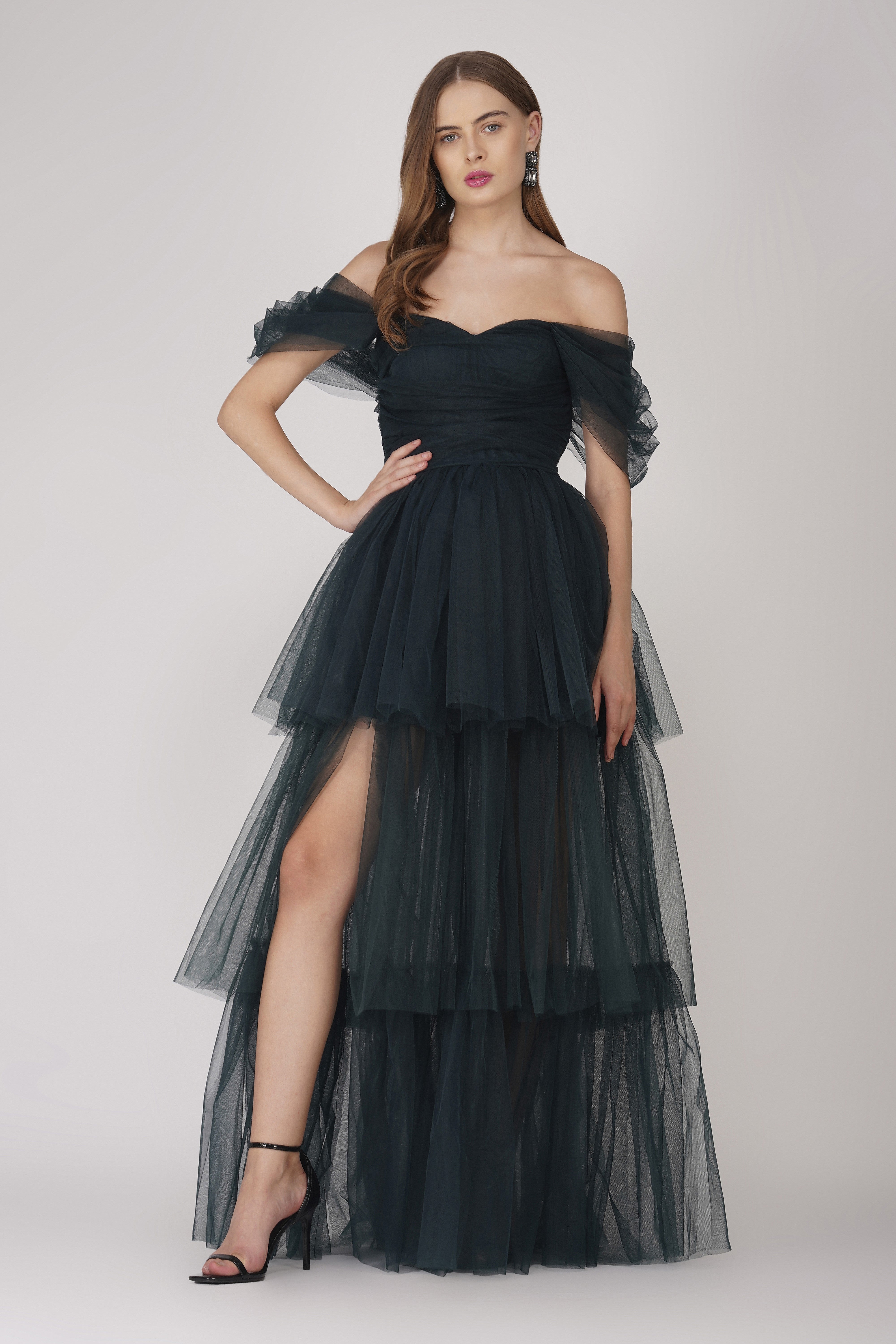 Emerald Green Sydney Maxi Dress for Women - Elegant Long Flowy Summer Dress for Beach, Wedding & Vacation
