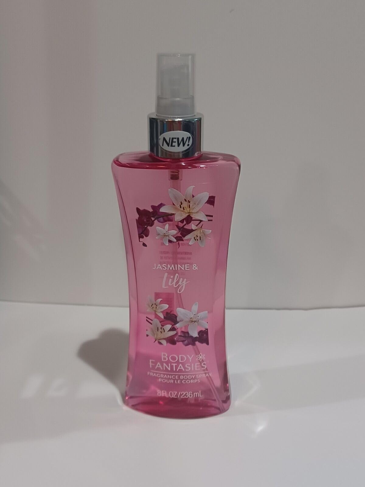 Body Fantasies Jasmine & Lily Body Spray 8 Oz - Floral Fragrance for Women, Long-Lasting Perfume Mist - Perfect for Daily Use, Work, and Special Occasions