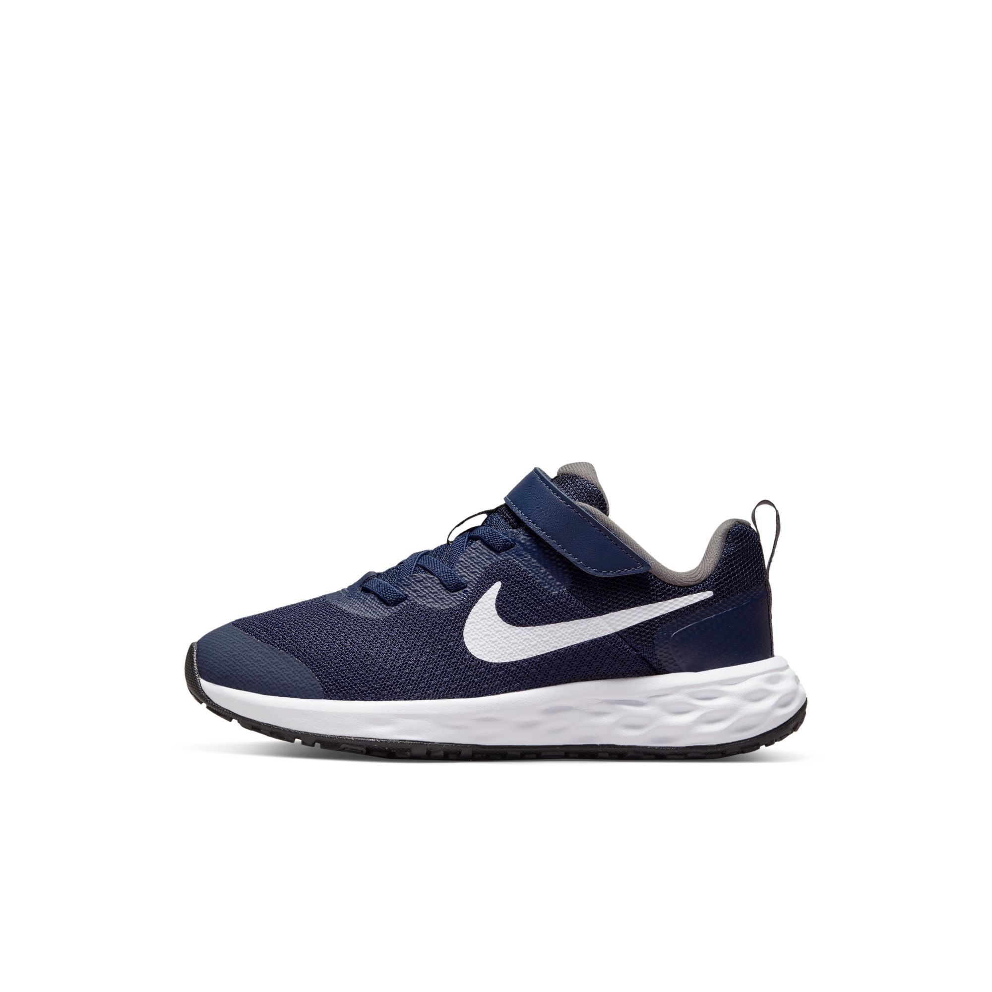 Nike Revolution 6 A/C Kids' Running Shoes - Midnight Navy/White - Lightweight Breathable Sneakers for Boys & Girls - Perfect for School, Sports & Daily Activities