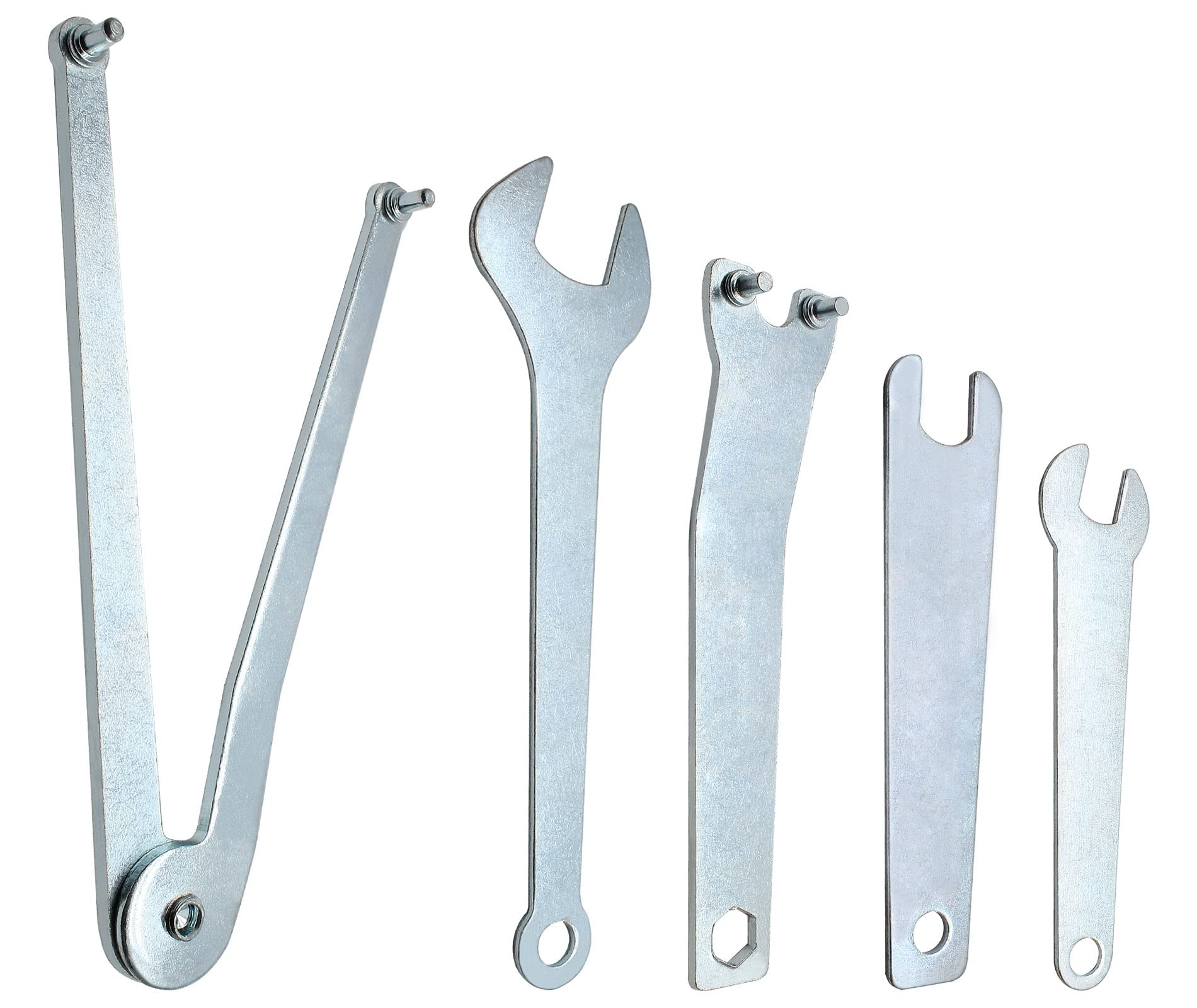 5-Piece Angle Grinder Spanner Wrench Set - Lock Nut Wrench & Grinder Pin Pliers for Dewalt, Makita, Milwaukee - Perfect for Metal Cutting, Grinding & DIY Projects