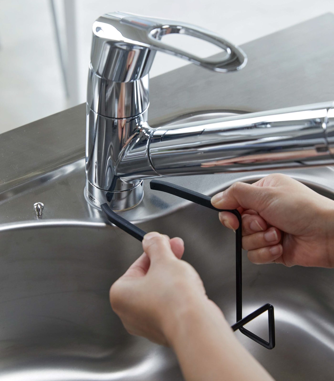 Stainless Steel Faucet Hanging Sponge Holder - 2 Sizes for Kitchen Sink Organization | Perfect for Dishwashing & Countertop Cleaning