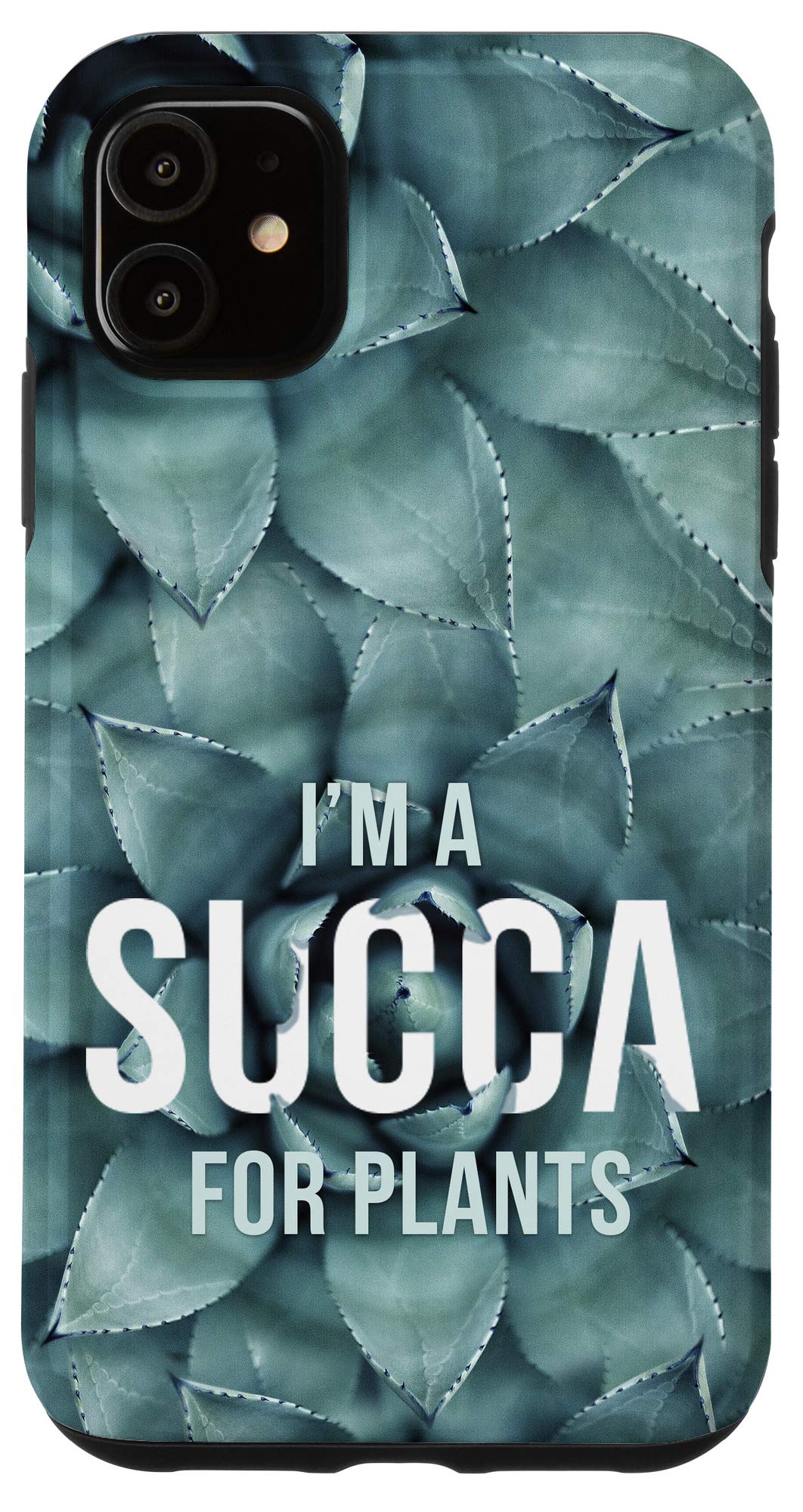iPhone 11 Case - Succulent & Cactus Botanical Design - Modern Plant-Themed Phone Cover for Succulent Lovers | Perfect for Nature Enthusiasts & Desert Aesthetic