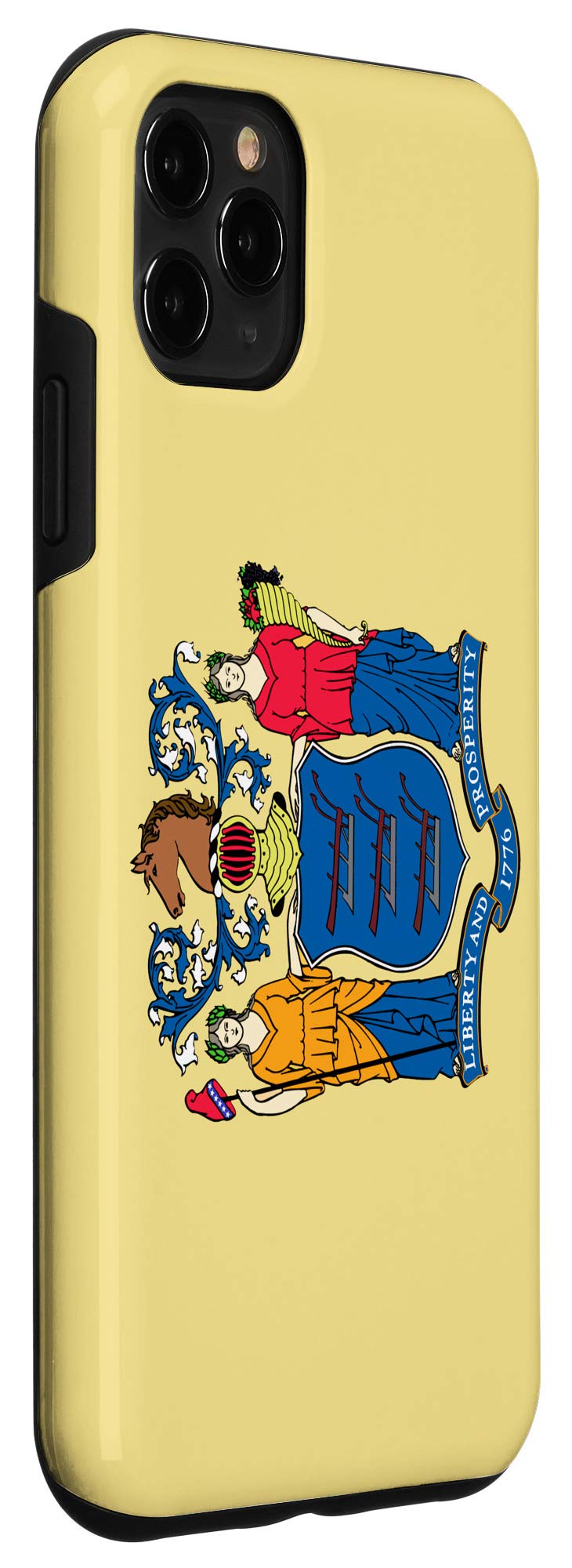 iPhone 11 Pro Max Case with New Jersey State Flag Design - Durable Protective Cover for Home, Love & Family Vacations | Perfect for Travel, Daily Use & Gift Giving