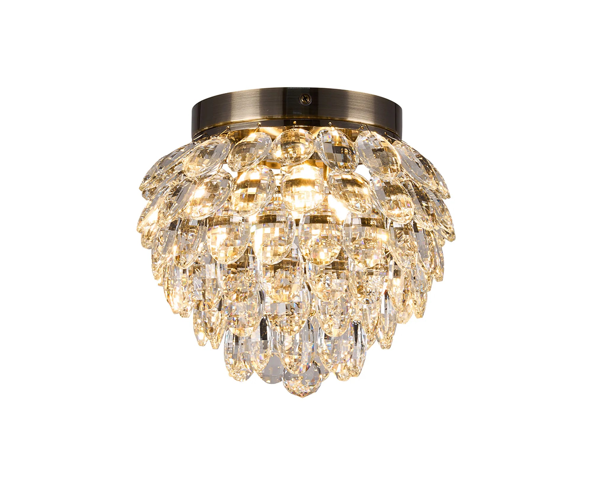 Antique Brass & Clear