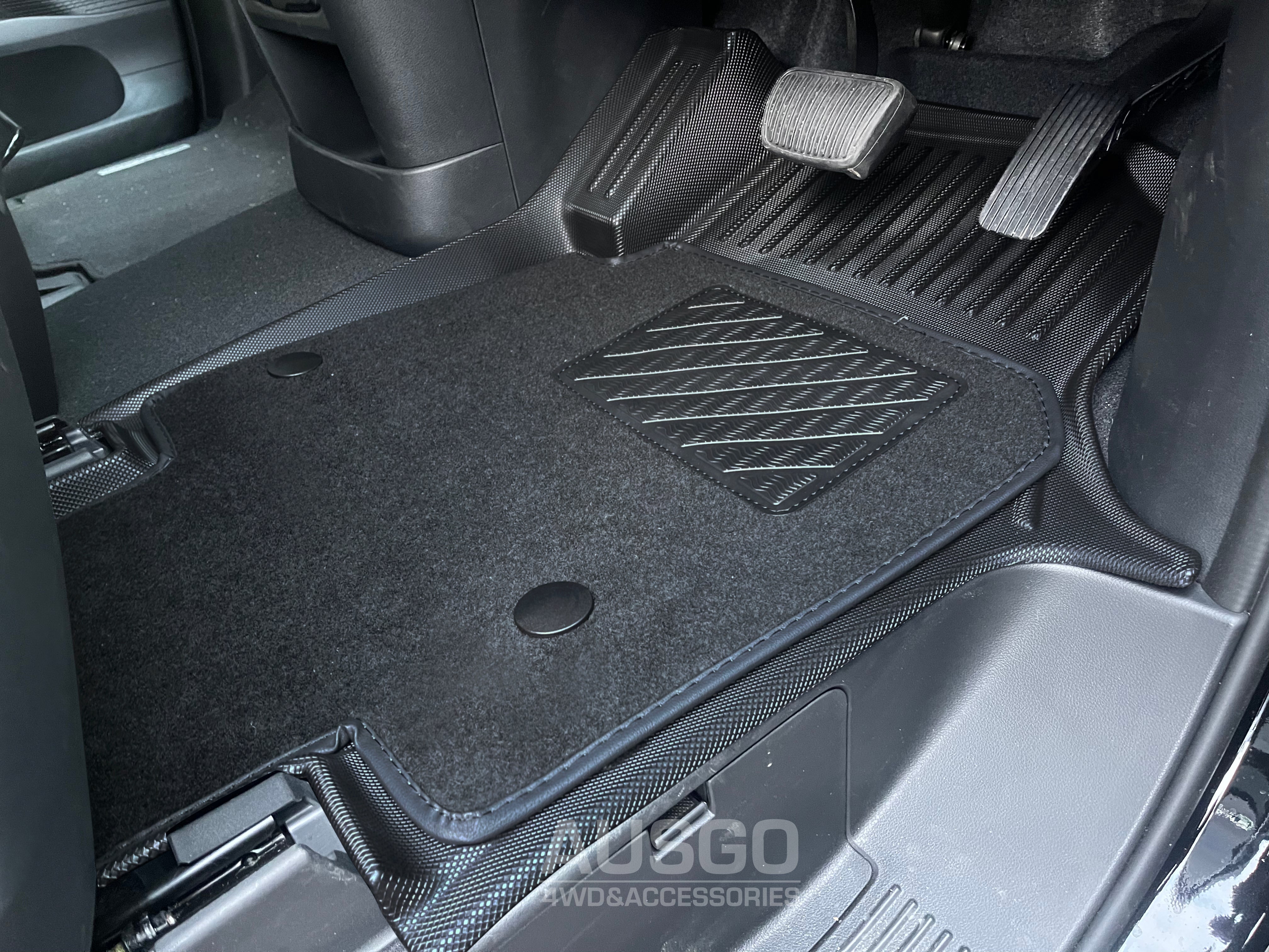 Premium Double Layer All-Weather Car Floor Mats for Hyundai Staria & Staria Load (2021-Present) - Heavy Duty Protection for Mud, Snow & Spills - Perfect for Family, Commuting & Road Trips