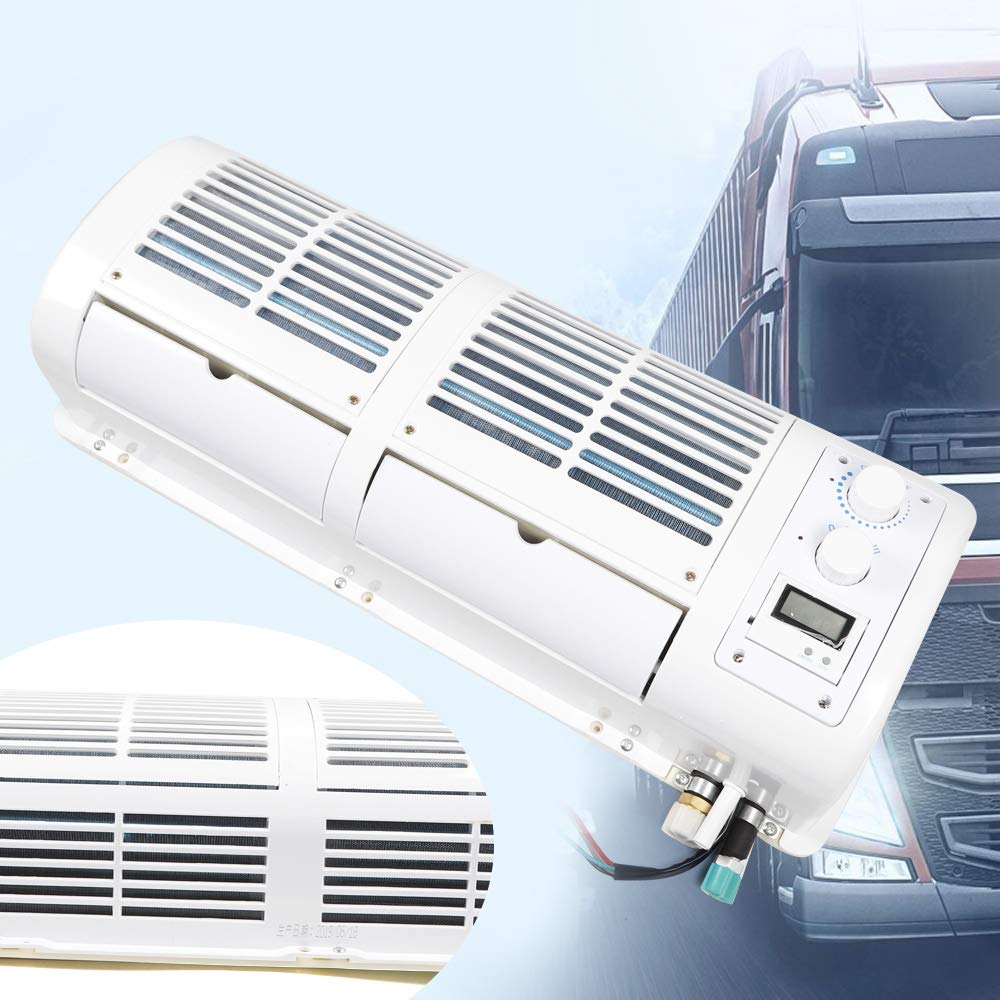 12V Universal Car Air Conditioner Fan - Wall Mounted Bus/Truck Evaporator Assembly (22525 BTU/H) - Automotive A/C Cooling System for Vehicles, Caravans & RVs - Perfect for Long Road Trips & Summer Travel
