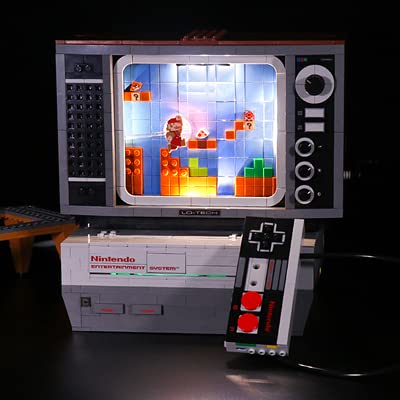 Best LED Light Kit for Lego Nintendo Entertainment System 71374 - Compatible with Official Lego Set (Remote Control Included) - Perfect for Display & Gaming Room Decor