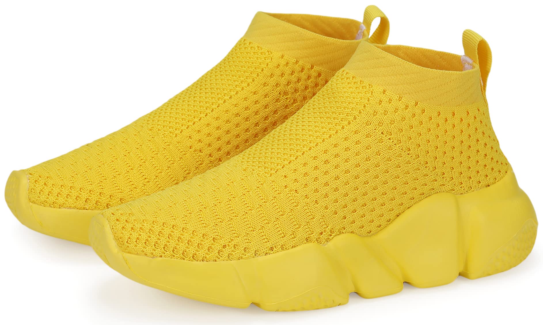 Santiro Boys & Girls Breathable Knit Slip-On Socks Shoes - Lightweight Comfort for School, Play & Everyday Wear
