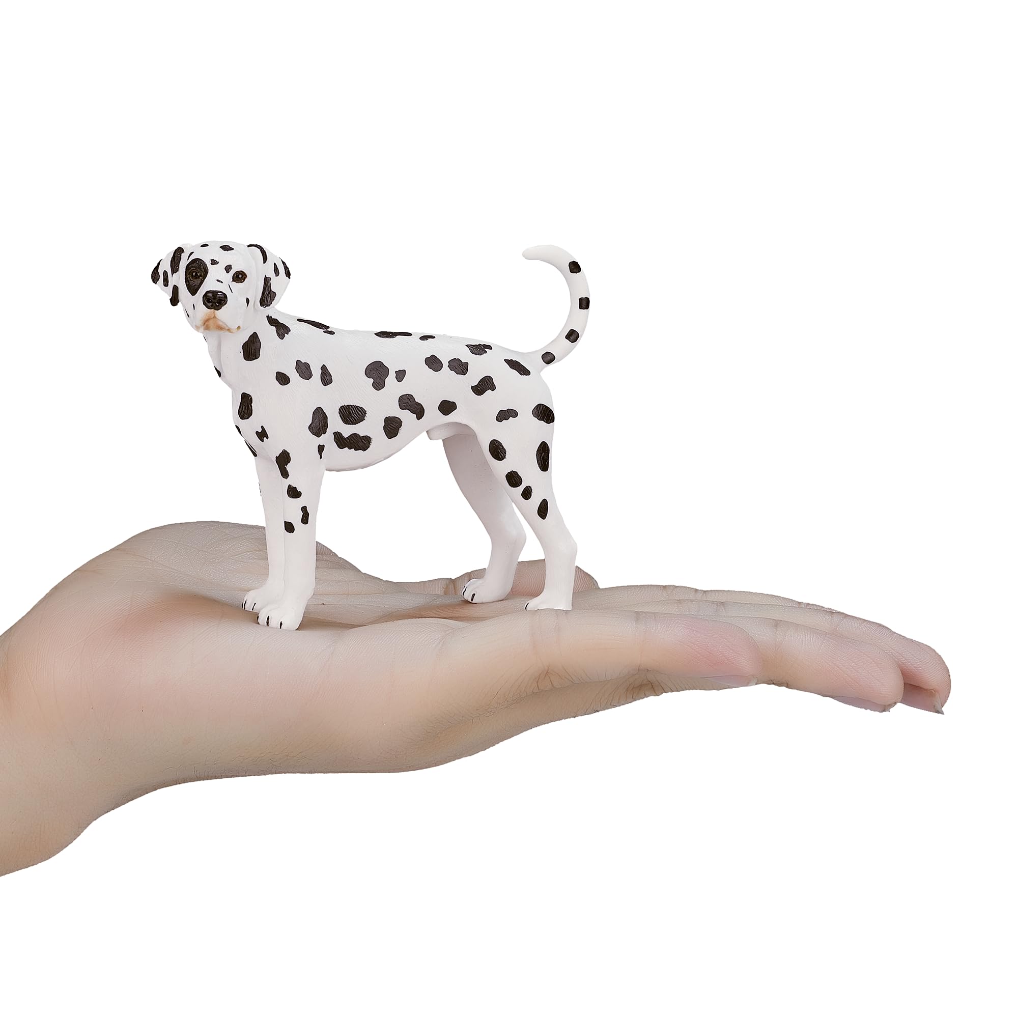 MOJO Dalmatian Realistic Hand-Painted Toy Figurine - Lifelike Domestic Dog Collectible for Kids & Adults - Perfect for Home Decor, Gift Giving, and Animal Lovers Collections