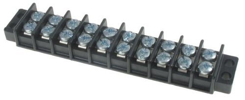 TB100-10 Barrier Terminal Blocks (Pack of 50) - High Quality Electrical Connectors for Industrial Control Panels, Power Distribution & DIY Electronics Projects