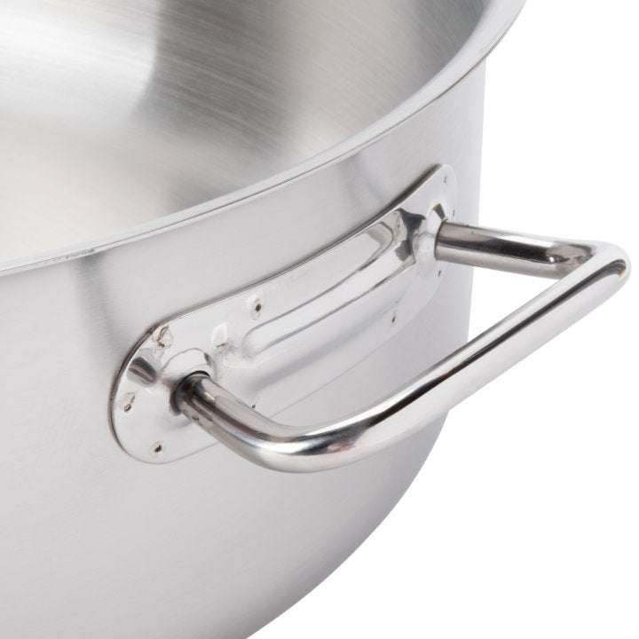 Vollrath Intrigue 24 Qt Stainless Steel Braiser Pan - Professional Restaurant-Grade Cookware for Roasting, Braising & Searing - Perfect for Home Chefs & Commercial Kitchens