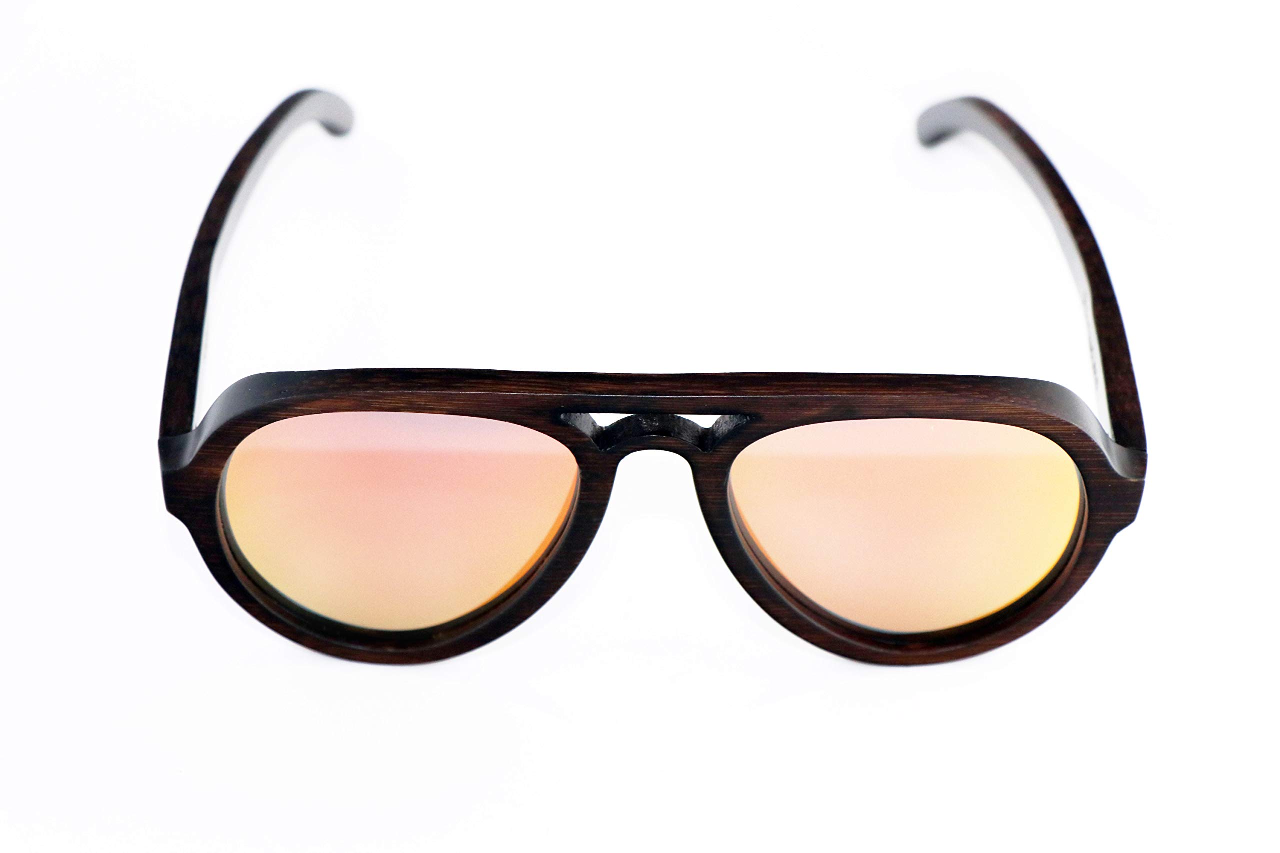 Kailua Wooden Sunglasses - Handcrafted Sustainable Wooden Shades for Men & Women - UV Protection, Lightweight & Eco-Friendly - Perfect for Beach, Outdoor & Fashion Accessories