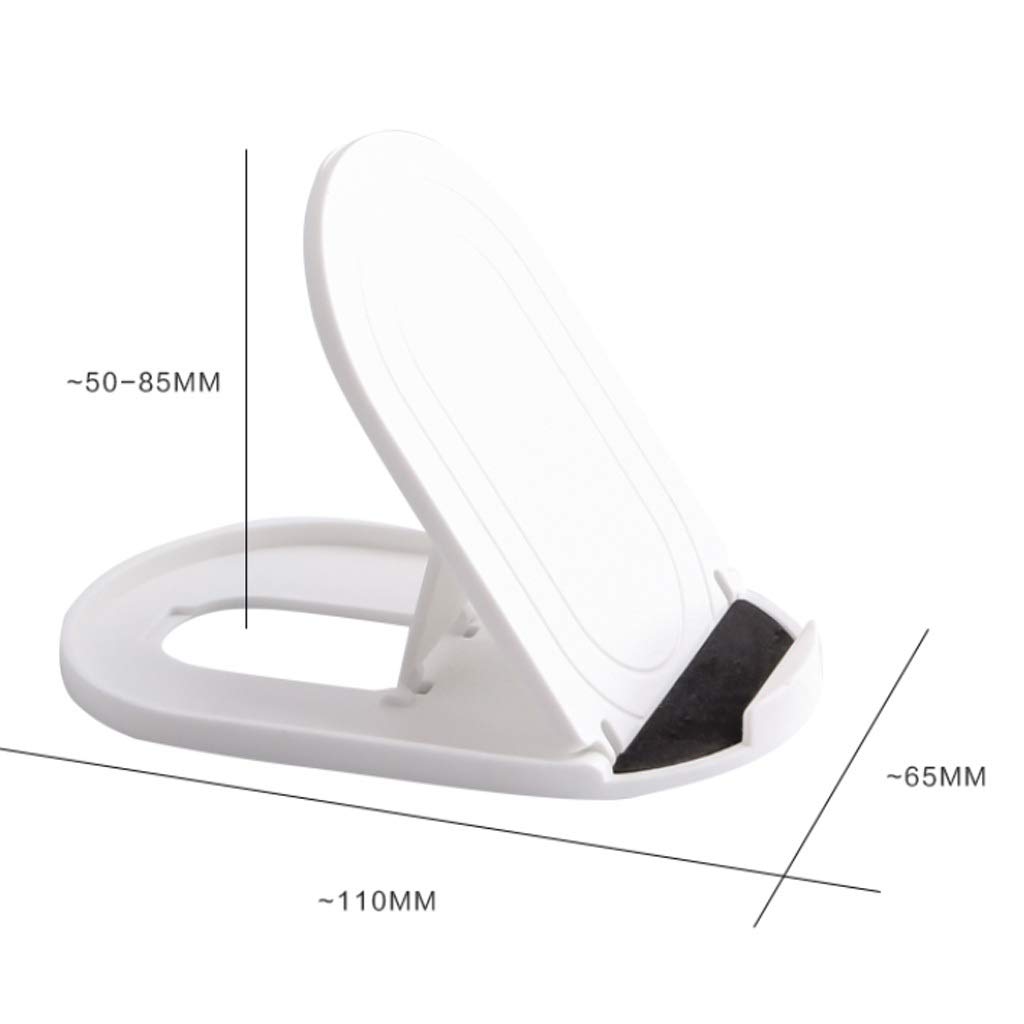 Adjustable Universal Foldable Phone Stand for Desk - Multi-Angle Portable Cell Phone & Tablet Holder - Perfect for Home Office, Video Calls, Watching Movies, and Hands-Free Reading
