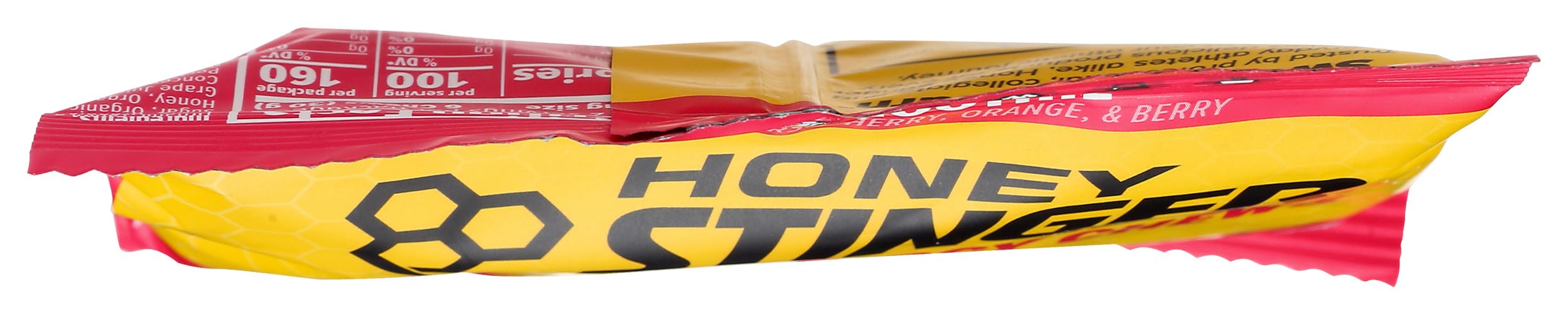 Organic Honey Stinger Energy Chews - Fruit Smoothie Flavor - 1.8 Oz Pack (Case of 12) - Natural Sports Nutrition for Running, Cycling & Outdoor Activities