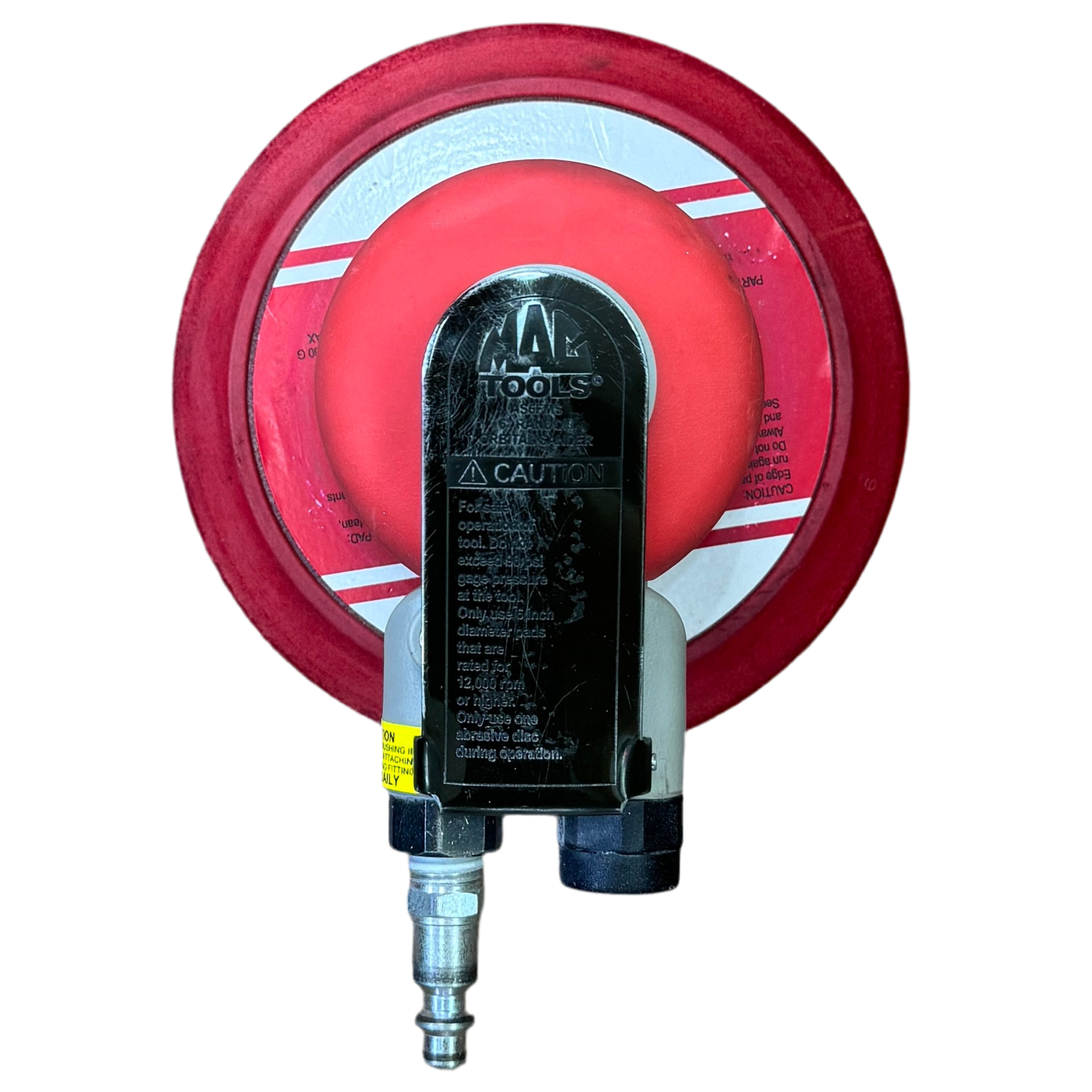 MAC TOOLS Composite 3/32 Orbit Dual Action 6-Inch Random Orbital Sander (AS6FMS) - Perfect for Auto Body Repair, Woodworking & Metal Finishing