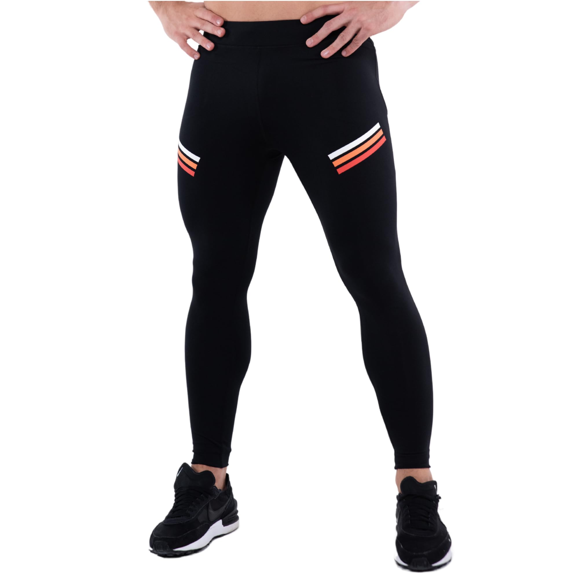 Kapow Meggings Performance Pro Range - Men's Compression Leggings with Pockets for Running, Gym & Training | Moisture-Wicking & Breathable Workout Leggings for Athletes & Fitness Enthusiasts