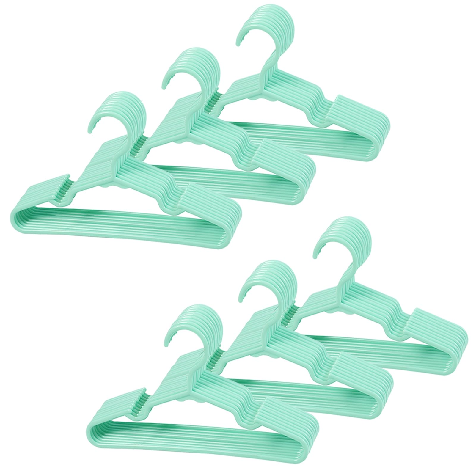 60 Pcs Green Baby Closet Hangers - Non-Slip Infant Clothes Hangers for Newborn, Toddler & Kids - Ultra Thin Nursery Hangers for Boys & Girls - Perfect for Organizing Baby Clothes, Gifts & Laundry Room Storage